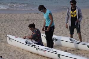 Setting u our Surfski